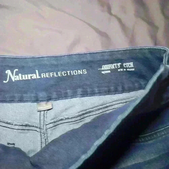 Natural reflections stretchy Bermuda shorts sz 12 Womans - Picture 3 of 5